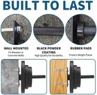 Wall Mounted Weight Plate Holder Home Gym Weight Storage Rack 2 4 6 8 Pk 1inch