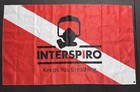 Interspiro Scuba Diving Logo Flag Dive Shop Retailer Display 59x36 Divator