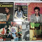 Bruce Springsteen 7 Magazines Cream  3 Relix  Trouser Press  Crawdaddy  Tribute