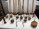 Vintage 1920s Table Croquet Milton Bradley Boxed Full Set Excellent Condition