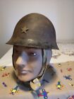 Wwii Ww2 Japanese Type 90 Helmet Complete Rare Small Size