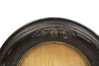 Antique 19th Century Victorian Oval Ornate Black Gesso Picture Frame Fits 10x8