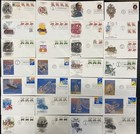 Lot Of 336 1970 s  1 980 s Mixed Cachet First Day Covers Better Topics Space 