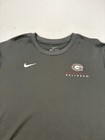 Nike Mens Georgia Bulldogs Dri-fit On-field Long Sleeve Shirt Xl Black Ncaa