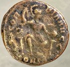 Roma Seated Emperor Theodosius Roman Coin Ancient 378-383 Ad Concordia Scarce