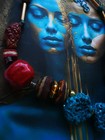 Luxury Jewellery Beads Necklace Chunky Statement Neo Brutalist Jewelry Turquoise