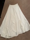 Vtg Antique Women s Victorian Early 1900s White Cotton Petticoat Sz X Small