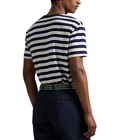 Mens Polo Ralph Lauren S s T-shirt sz Xxl white   Navy Stripes nwt