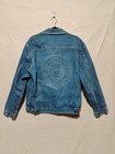 Air Force Mens Jacket Denim Large Pressed Seal Trucker Punk Grunge Usaf