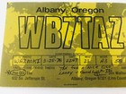 Vintage Ham Radio Qsl Qso Card Postcard Wb7taz Albany Oregon Or 1978