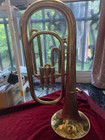 1980 Vintage Brass Baritone Tenor Horn W  Mouthpiece   Original Carry Case Usa