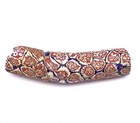 Rare Elbow Venetian Antique Rusty Red Millefiori African Trade Beads