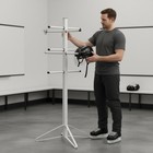 Hockey Gear Drying Rack Stable Base Vertical Gear Organizer Easy Assembly