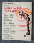 Applause Vocal Selections Sheet Music Lauren Bacall Charles Strouse All About   