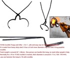 16 Kg Gas Metal Melting Furnace With 2 Crucibles Tongs Casting