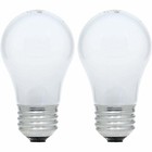 Sylvania 15a15wrp  2 Pack  15 Watt A15 Light Bulb With Medium Base - 2850k