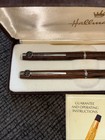 Cross Wood Grain Ball Point Pen Mechanical Pencil Set Ge General Electric G   E