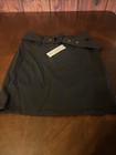 Chocolate Usa Women Belted Skirt Casual Rayon Zipper