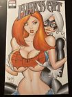 Black Cat Mary Jane Sketch Cover Original Art Chris Mcjunkin New 2025 Sexy Hot 
