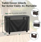 52  Mr  Cover Outdoor Storage Cabinet Cover For Keter Unity Xl  600d Heavy