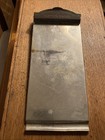 Vintage Metal    auction Bridge  Note Pad Clip Board pen Holder   Price Reduced   