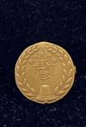 14k Yellow Gold Bell System Telephone Service Award Pin Vintage Wreath Stars