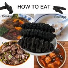 8oz Premium Dried Sea Cucumber  Wild Caught South American Sea Cucumber 20-30pcs