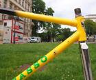 Vintage Original Basso Oria Steel Road Bike Frame Fork 50cm Xs Italy 1980s Small