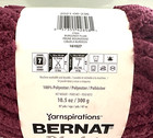 Yarnspirations Bernat Blanket  Yarn  burgundy Plum    161027  10 5 Oz New
