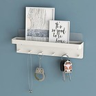 6 Hooks Key Holder For Wall  Mail Organizer Wall Mount With Key Hooks  Mail H   
