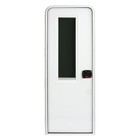 Aluminum 24  X 68  Radius Rv Entry Door Entrance White W  Lock key For Universal