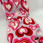 Betsey Johnson Full Queen Groovy Hearts Plush Blanket Ultra Soft Cozy Throw