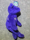 Mark Mcgwire  25 Salvino s Bamm Beano s Plush Purple Bear 1998 New With Tags