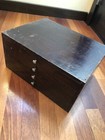 Antique Wood Watchmakers 4 Drawer Cabinet American Stems Staffs Sleeves Jewels