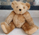 Jointed Teddy Bear Brown 16   - Plush Bear Stuffed Animal Vermont Usa