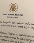 Trump White House Thank You Gift Card Signed Donald Republican Gop Official Exc