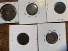 Lot Of 5 Old World Coins Over 100 Years Old