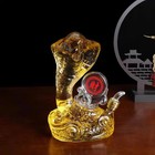 Cobra Shape Whiskey Decanter  Hand Blown Glass Liquor Bottle With Stopper
