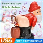 Santa Claus Bubble Maker Toy Funny Automatic Fart Bubble Machine W  Light Music