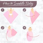 Baby Muslin Swaddle Blanket 47 x47    Soft Bamboo Cotton   Girls And Boys