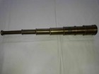 Maritime Solid Brass Antique Vintage Telescope Spyglass With Wood Box New Style