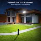 Sansi 7000lm Security Light Outdoor Led Motion Sensor Wall Lamp Ip65 Waterproof