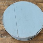 Vintage Pantry Box 11  Storing Cheese Or Other Dry Food Blue Green Decor