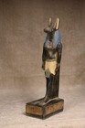 Authentic Ancient Egyptian Antique Rare God Anubis Statue Figurine Egyptian Bc