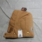 Carhartt Hood Bib Balaclava Brown Quilted Arctic One Size Warm Duck Canvas Nwd