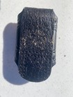 Police Basketweave Leather Key Fob Holder
