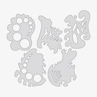 Mini Freehand Shield Set - Reusable Airbrush Stencil Template