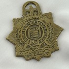 Brass Horse Medallion Vintage Military Royal Logistic Corps Insignia Harness