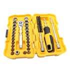 Dewalt Dwmt45422 1 4  Drive 50-piece Mechanics Tool Set - Sae   Metric