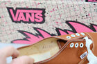 Vintage 1990 Vans Teak Brown Blue Sole Deck Shoes Womens 8 Made Usa In Box Wow  